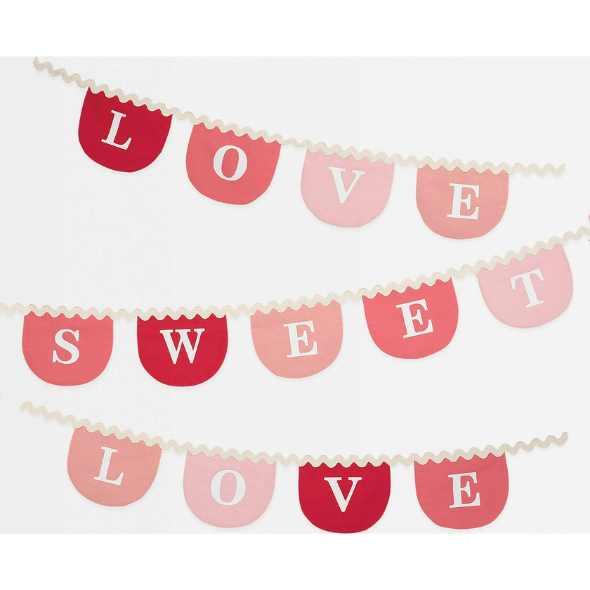 Valentine'S Fabric Garland