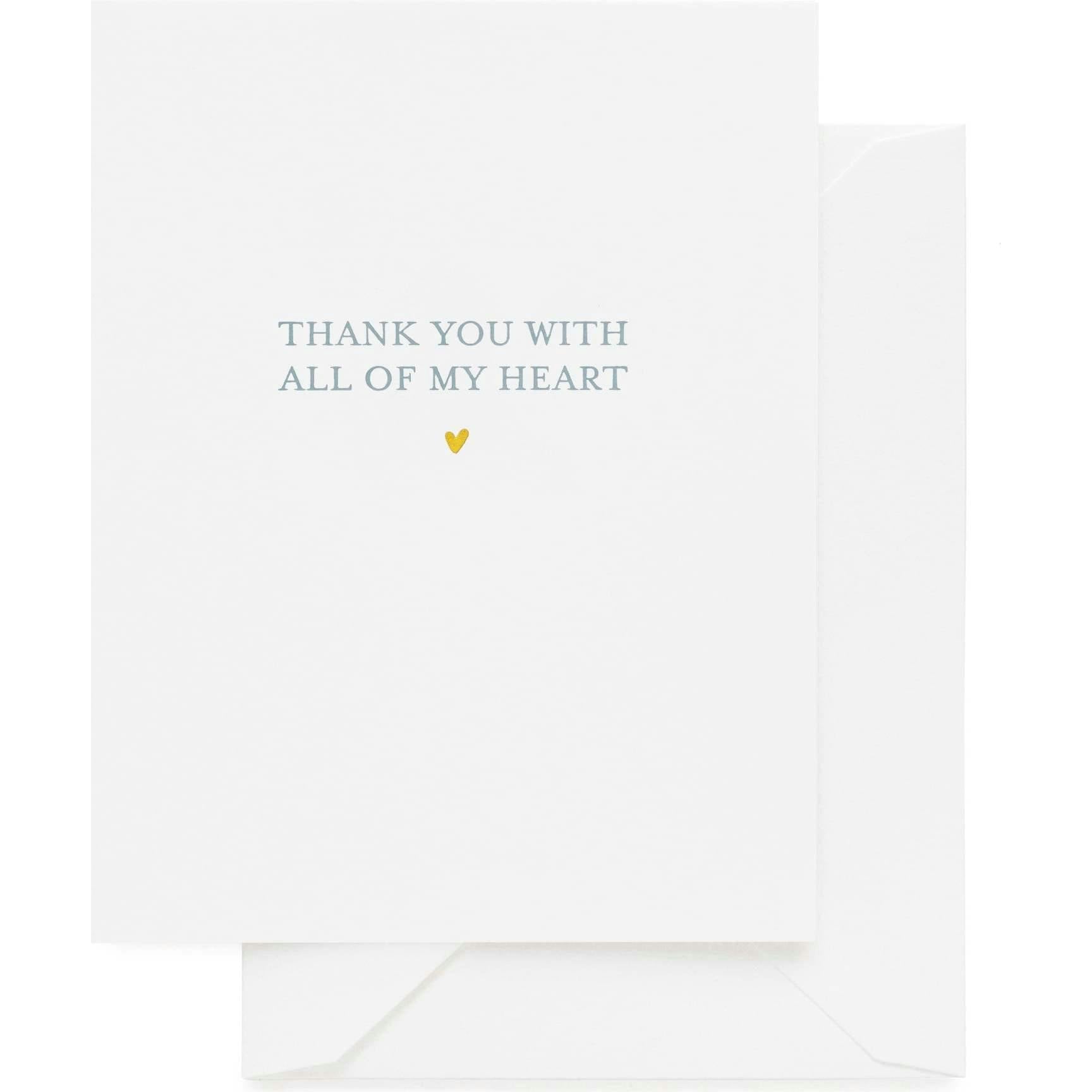 With All Of My Heart Card
