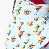 Merry Minions Holiday Bamboo Sherpa Blanket