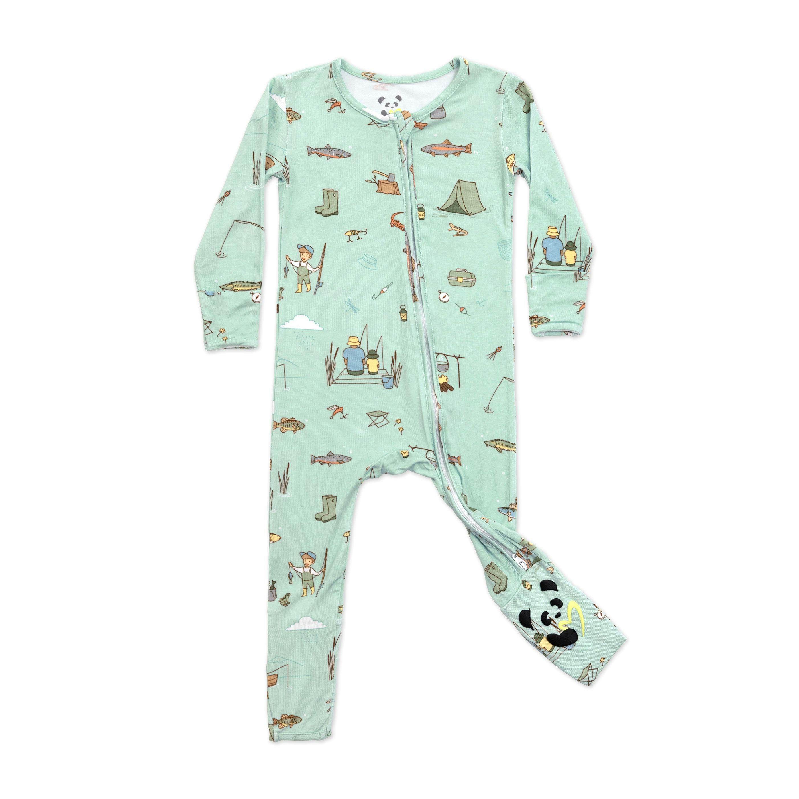 Fishing Bamboo Convertible Footie