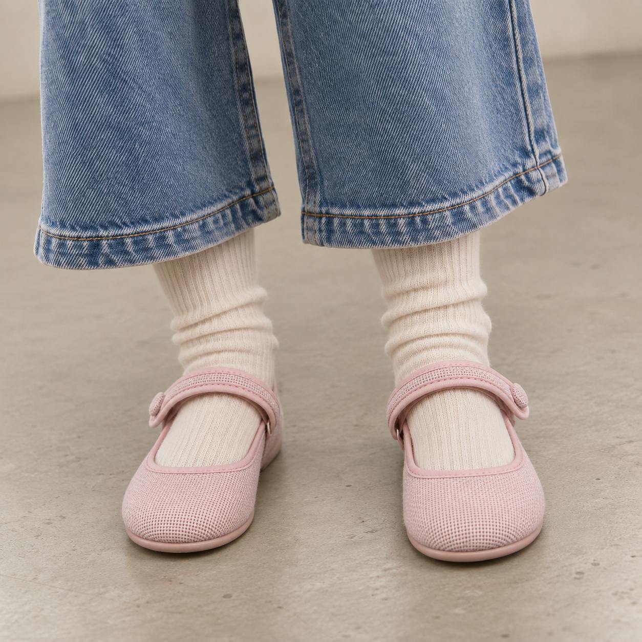 Linen Mary Jane | Pink