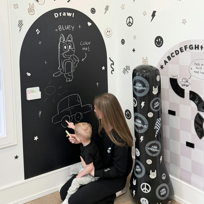 Magic Puncher - Inflatable Punching Bag for Kids with Positive Affirmations