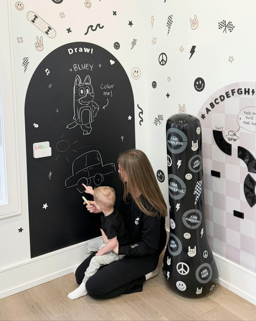 Magic Puncher - Inflatable Punching Bag for Kids with Positive Affirmations
