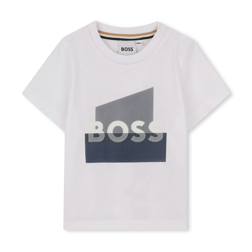 White Graphic Short Sleeve T-Shirt