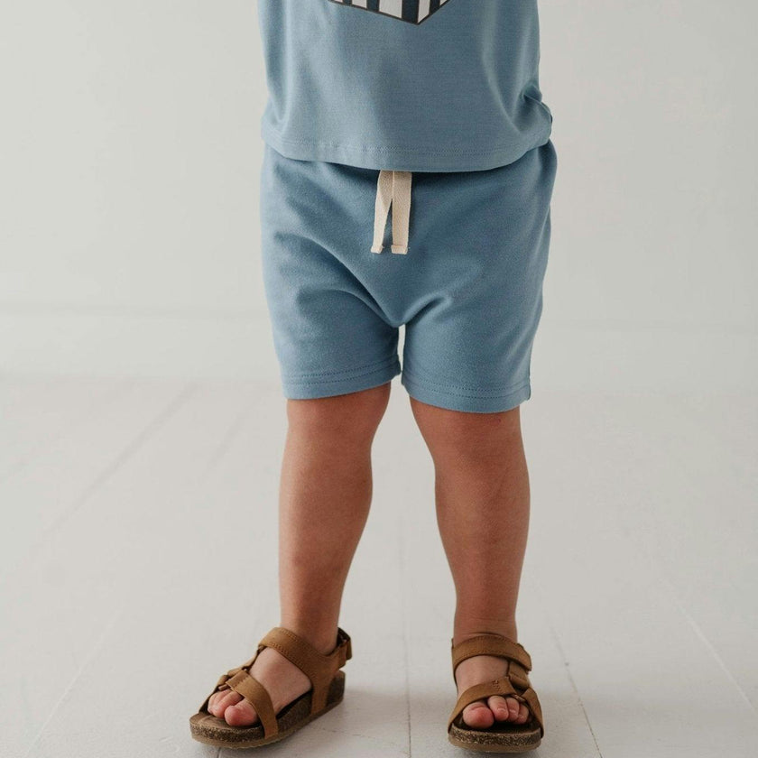Boys Harem Shorts in Desert Mist