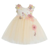 Cream Rosslyn Tulle Bow Dress