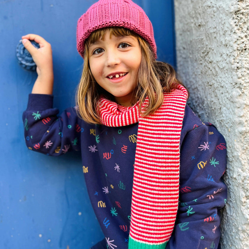 Recycled Cotton Confetti Kid Sweatshirt