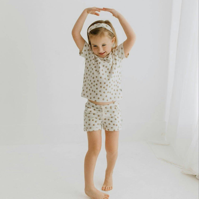 shirt & short set | sun ray