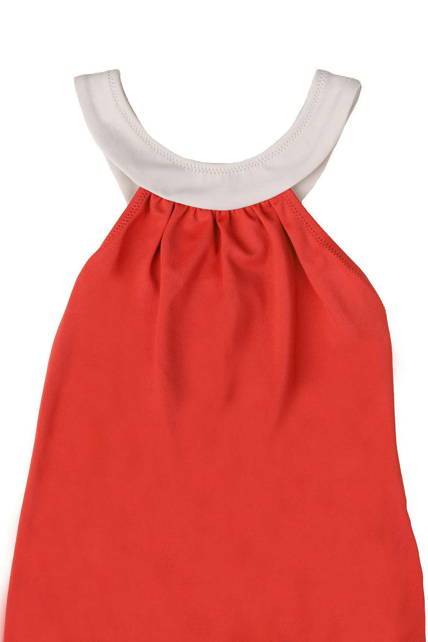 Scarlett One Piece Swimsuit Terracotta And Sand