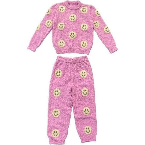 Pinky Fuzzy Smiley Emoji Set