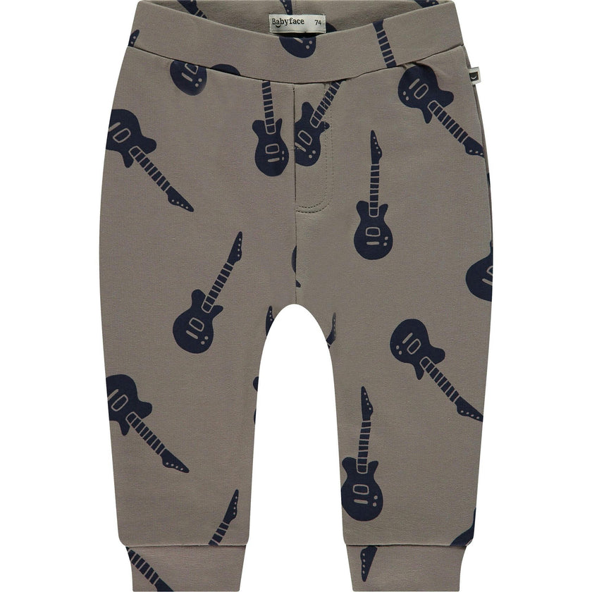 Baby Boy Guitar Print Sweatpants