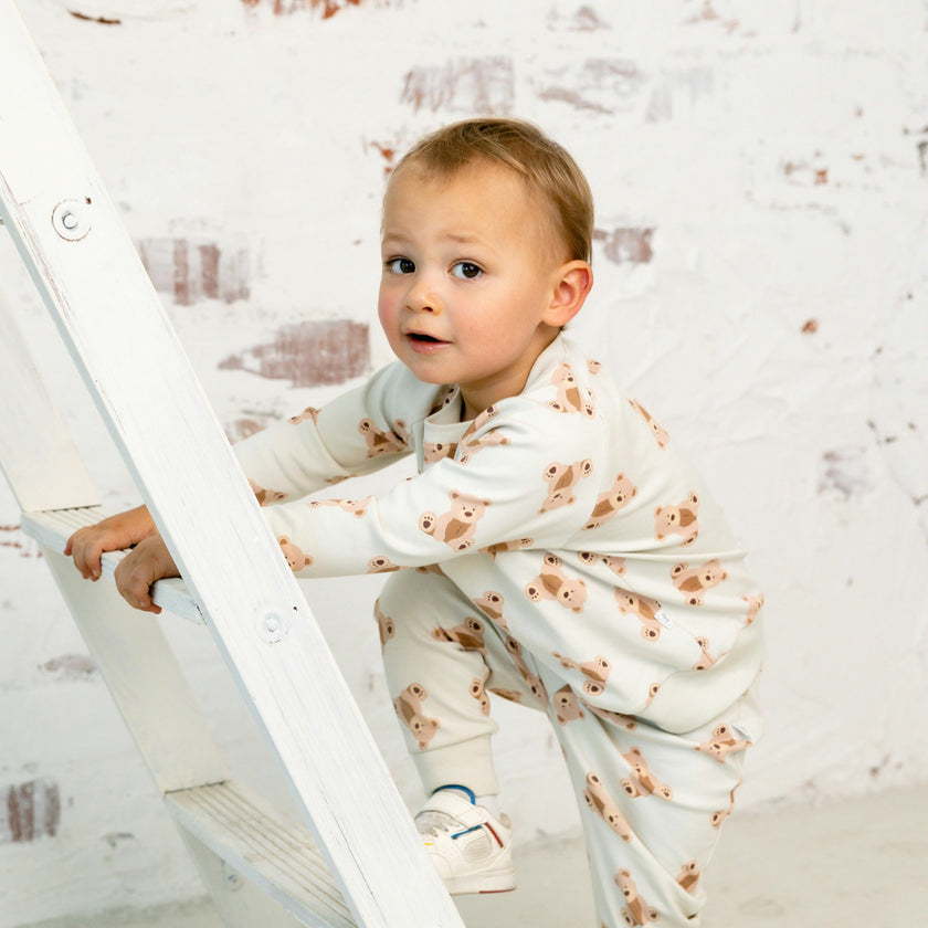 all over teddy bear jogger set