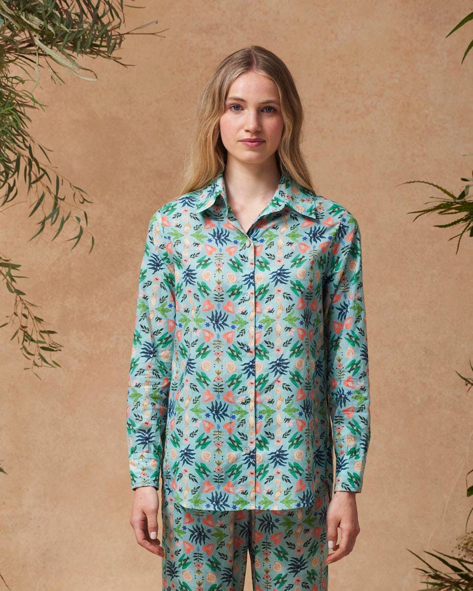 Fern Shirt Kaleidoscope Charms