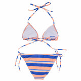 UPF50+ Sustainable Halter Neck Tie Front & Bottom Triangle Bikini