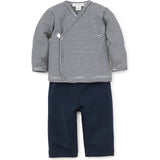 Essentials Striped Cross Tee & Pant Set