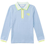 Contrast Trim Polo Top