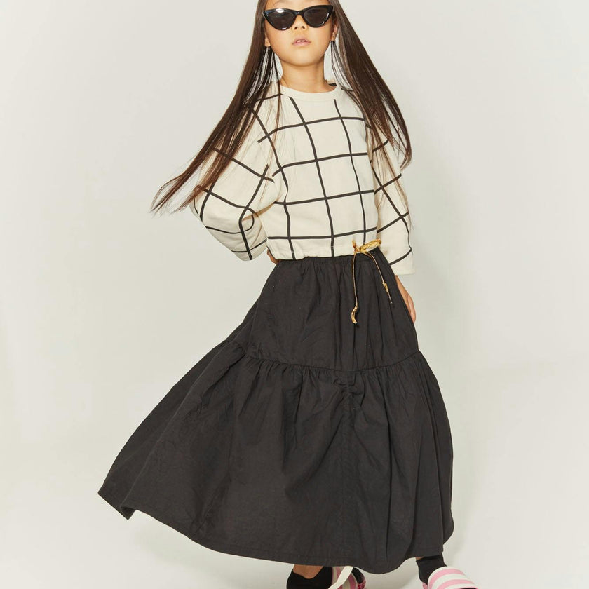 Trapeze Crop Long-Sleeve