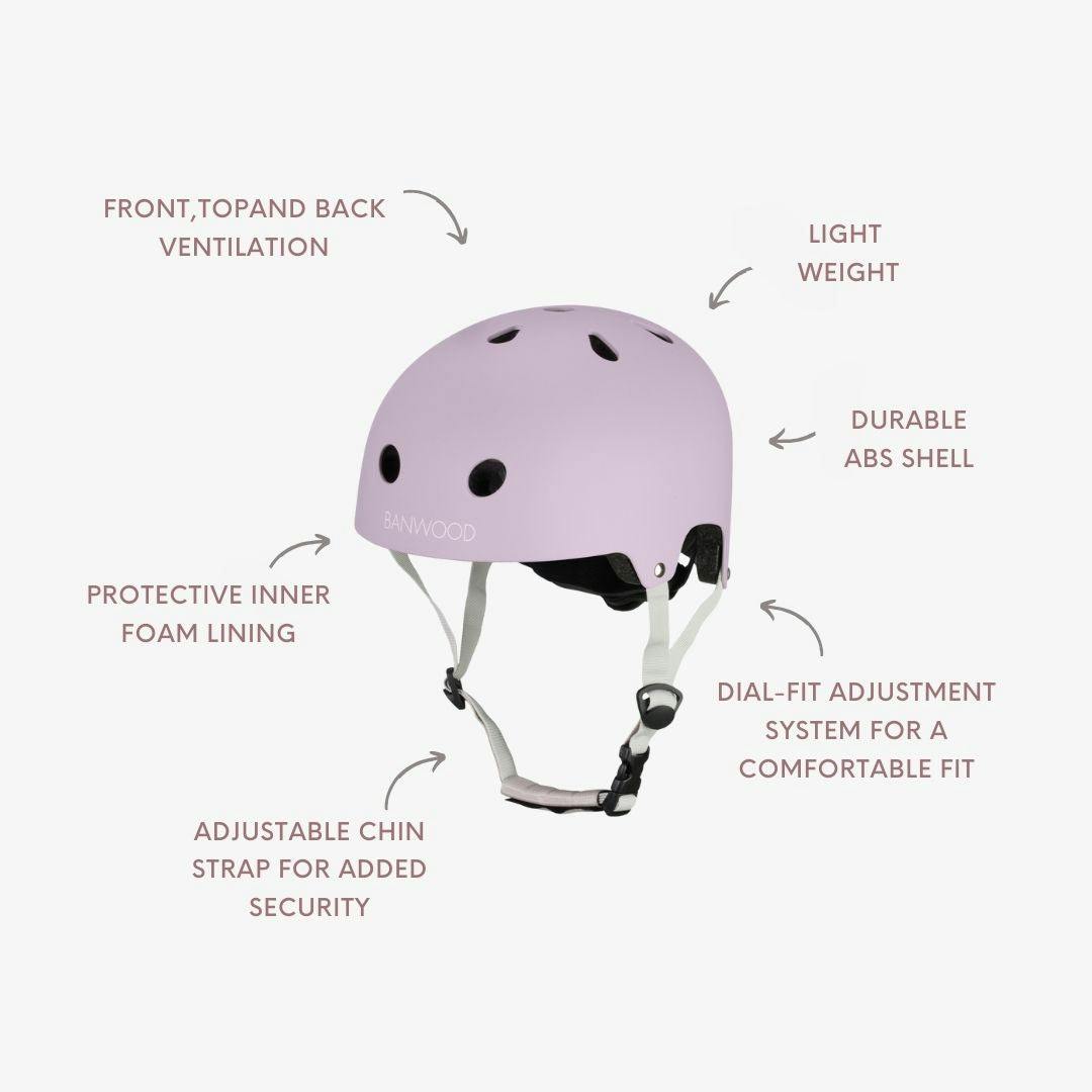 BANWOOD ECO HELMET - LAVENDER (50-54 cm)