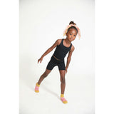 Longline Crop in Black