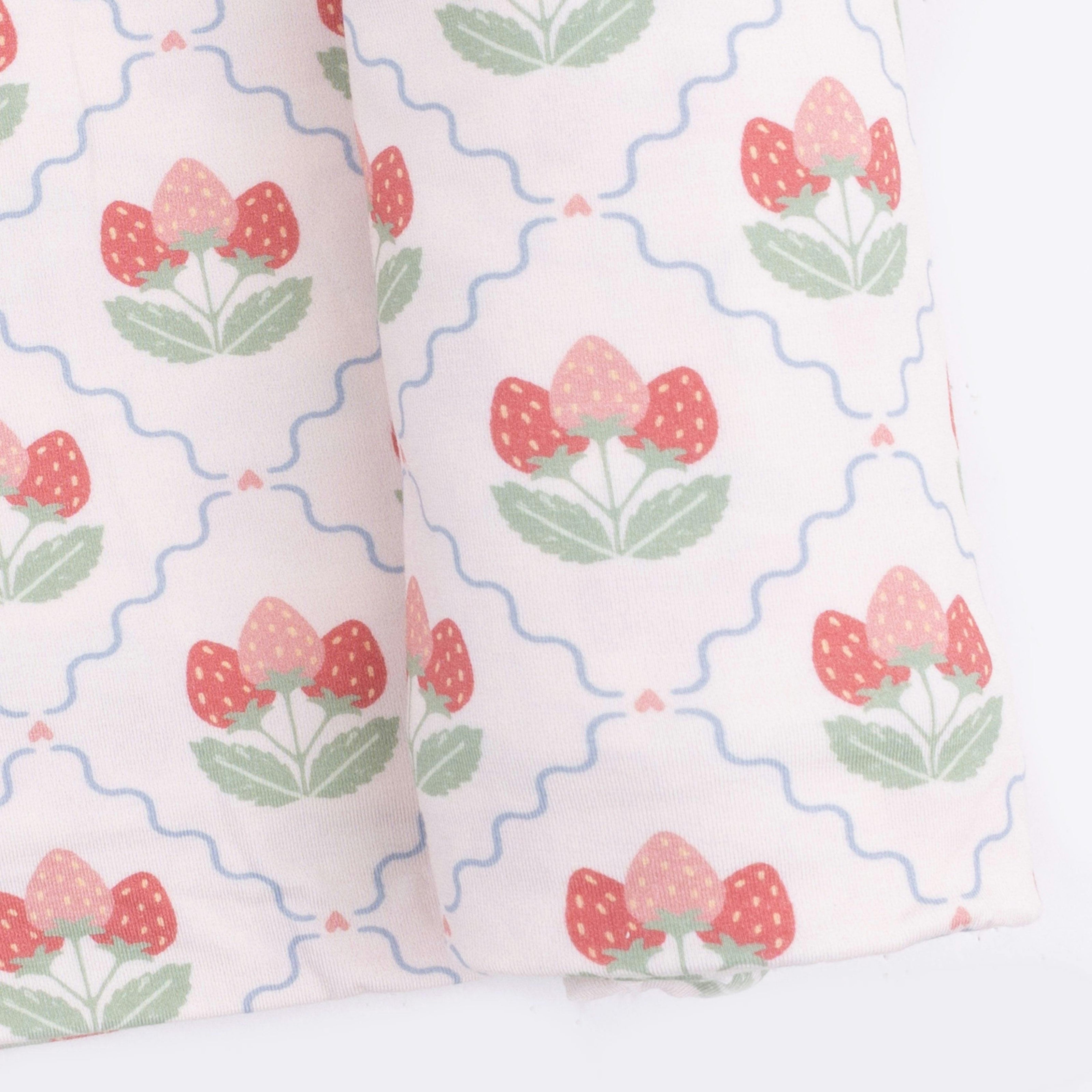 Sweet Strawberries - Swaddle Blanket