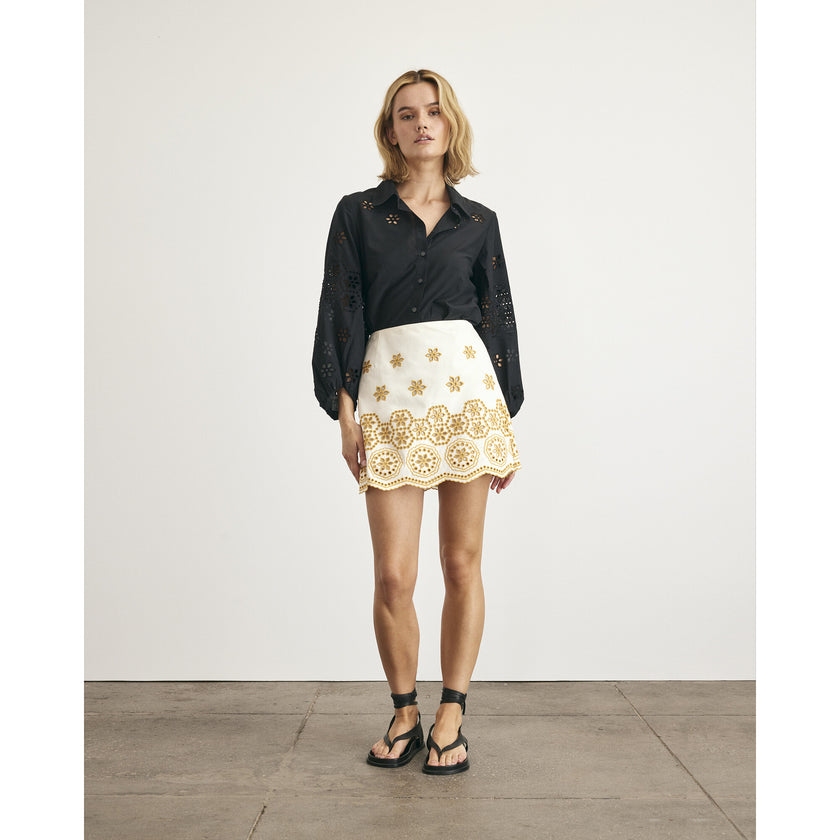 Clarisse Skirt, Cream