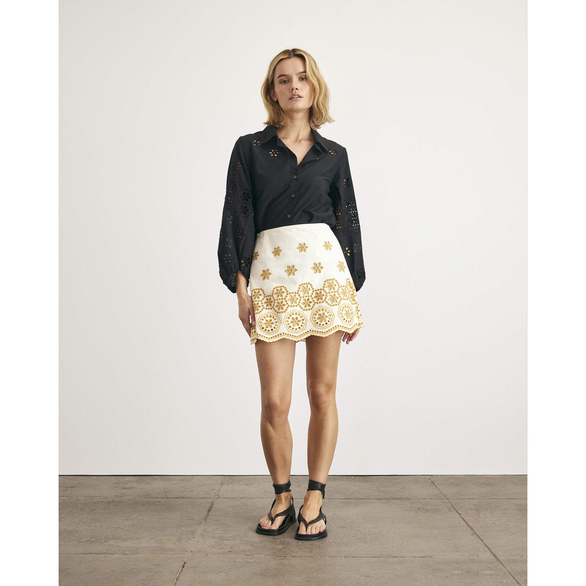 Clarisse Skirt, Cream