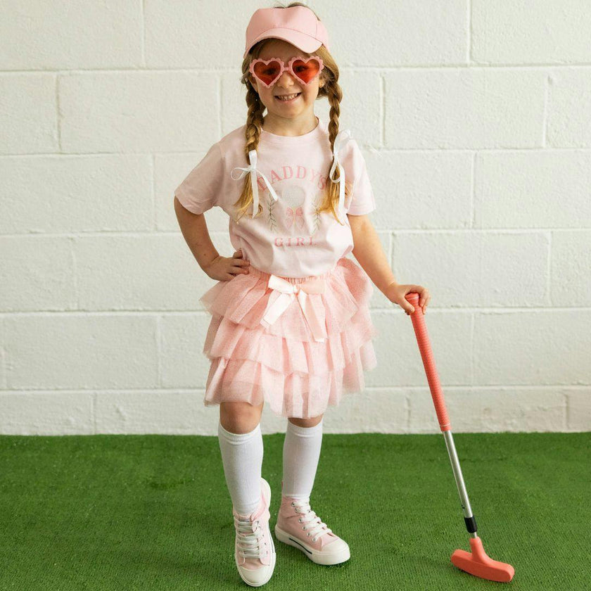 Daddy's Golf Girl Short Sleeve T-Shirt