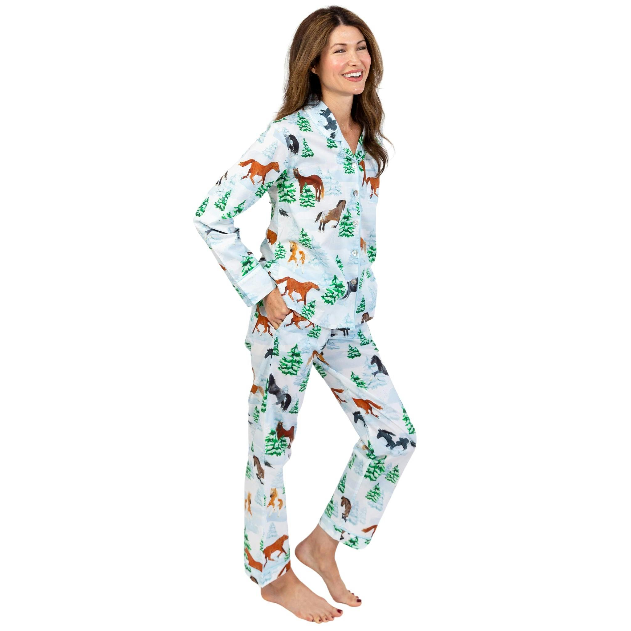 Women's Skydog Long PJ Set
