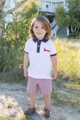 Plaid Seersucker Short