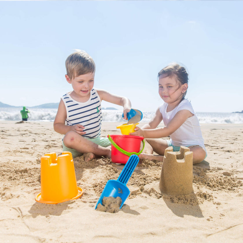 5-In-1 Beach Set W/ Buckets & Shovels