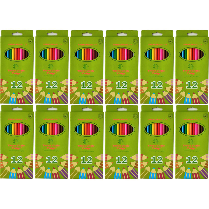 Three Little Twigs: Colored Pencil Set (144 Pieces)