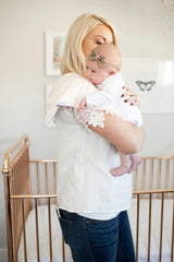 3 Pack Premium Burp Cloths - Blush