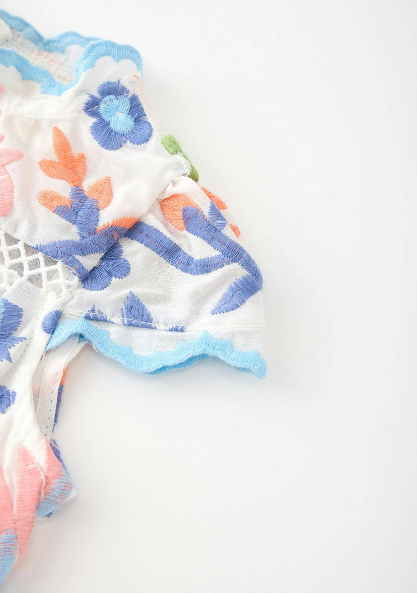 Sarah Embroidered Mini Dress (Baby)