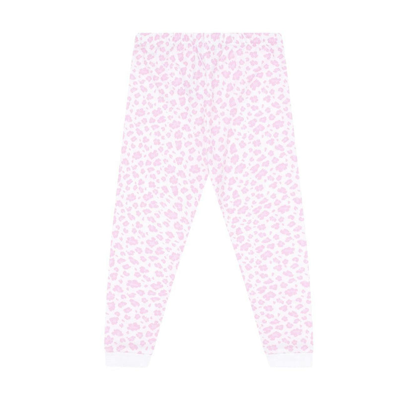 Pink Cheetah Print Pajama, Pink