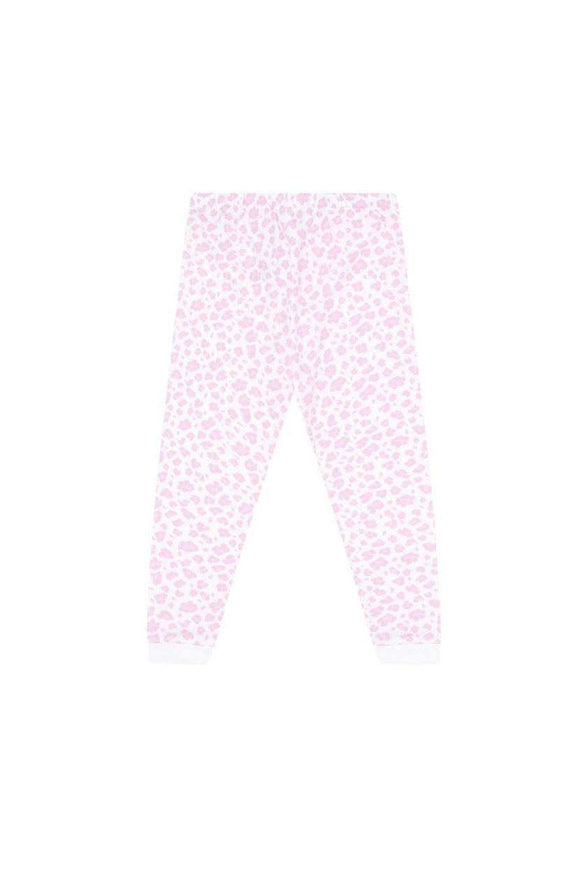 Pink Cheetah Print Pajama, Pink