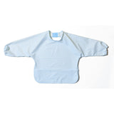 Magnetic Long Sleeve Bib - Cloud Check
