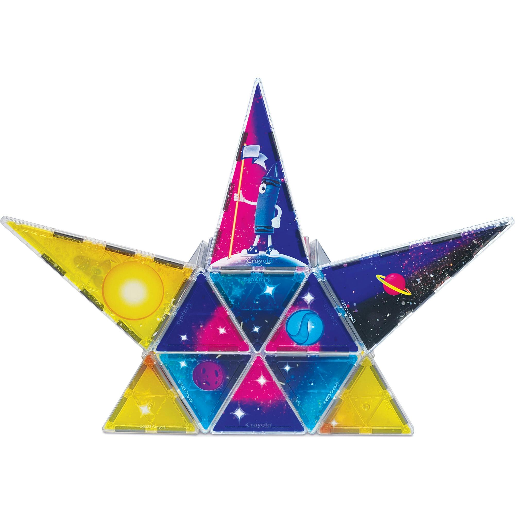 Crayola Cosmic Magnetic Tiles 40 Piece Set