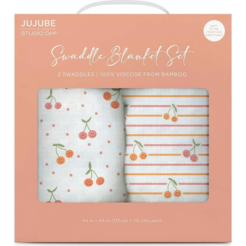 JuJuBe × Studio Oh! Printed Swaddle Blanket Sets
