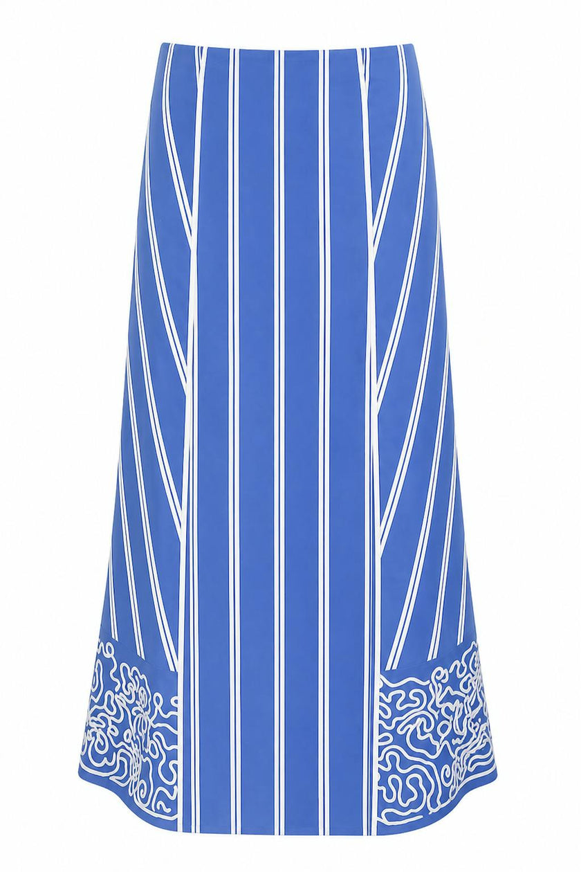 Jenn Cloud Ribbon Stripe Skirt