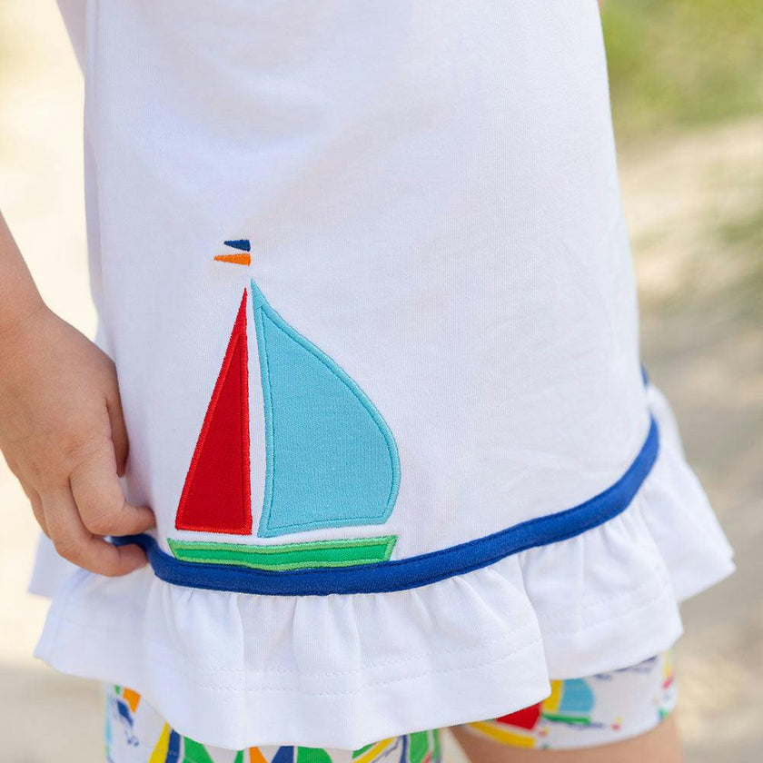 Sailboat Top with Shorts Set