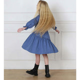 Kate dress (cerulean-blue)