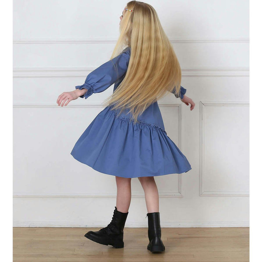 Kate dress (cerulean-blue)