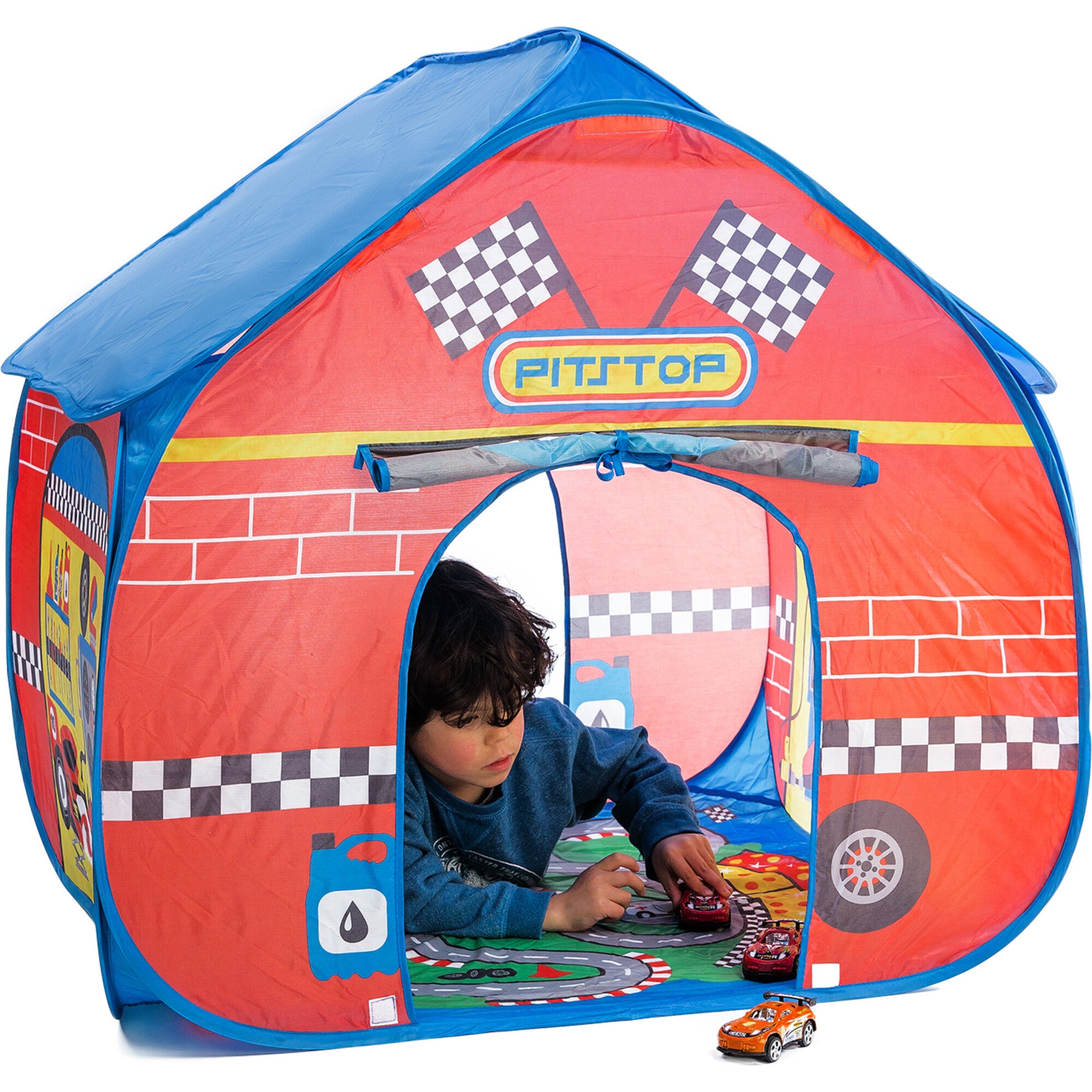 Fun2Give Pop-it-Up Pit Stop Tent with Race Mat