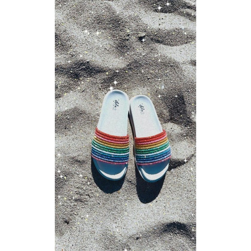 Glitter Rainbow Slides