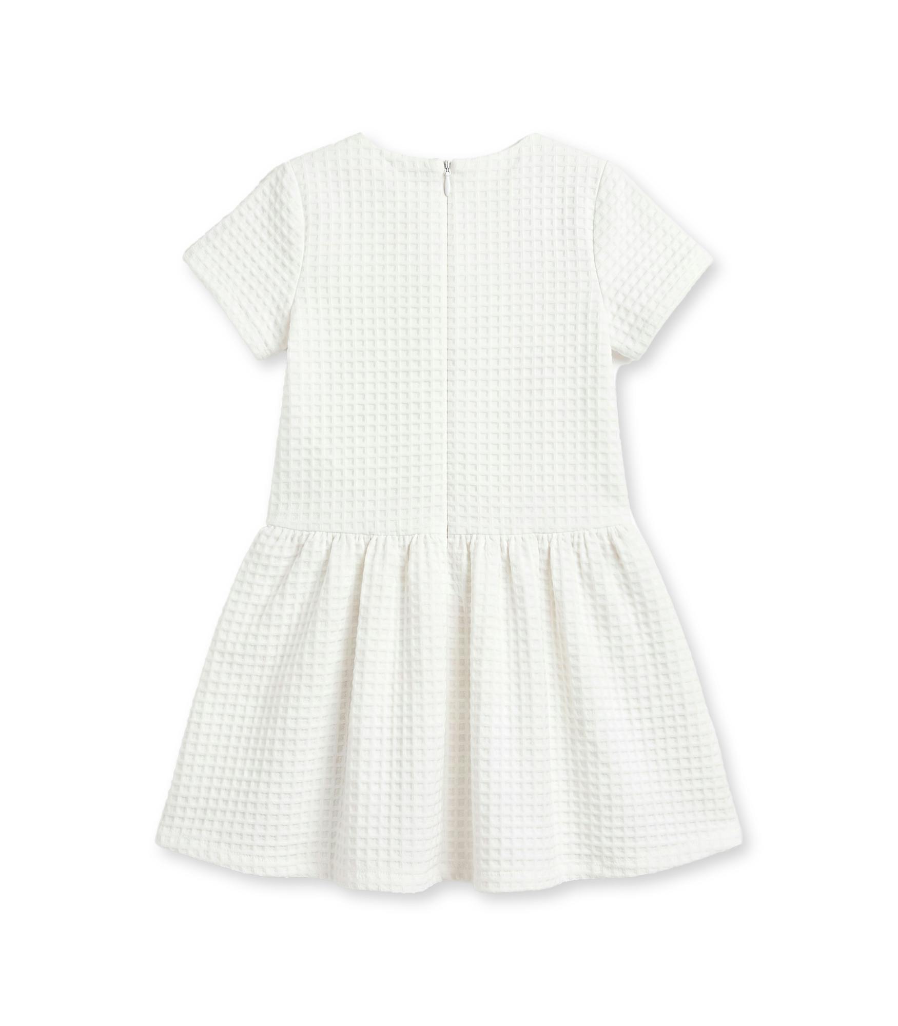 Filly Girl Dress, White Chenille