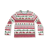 Red Truck Fair Isle - Adult Long Sleeve Top