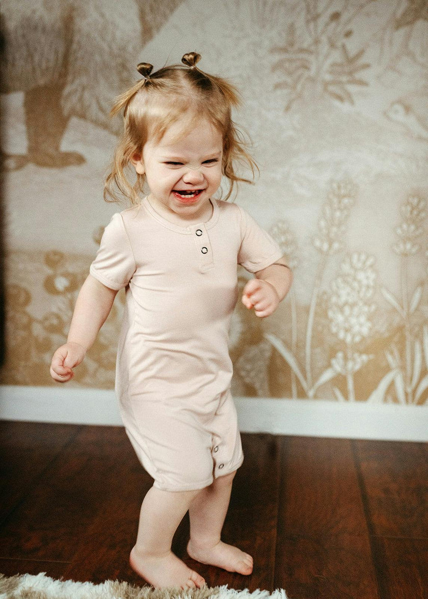 Sepia Rose Luxe Solid Shortall