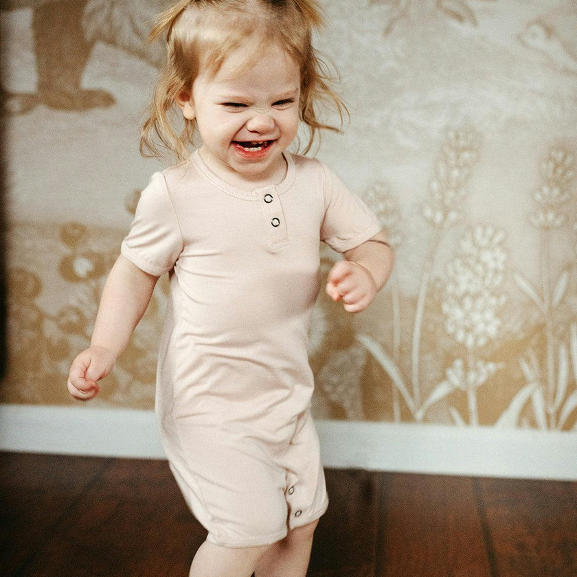 Sepia Rose Luxe Solid Shortall