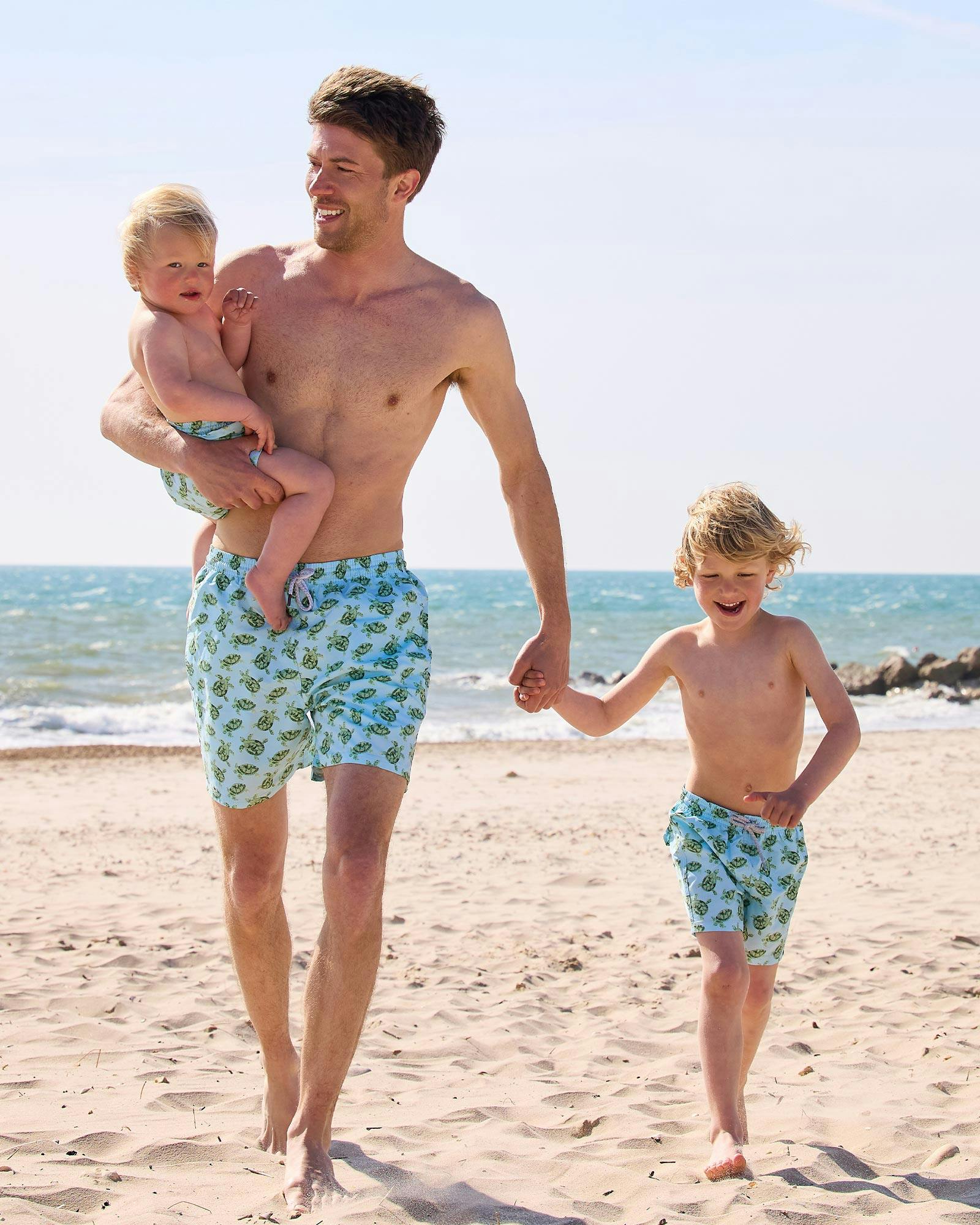 Boys Swimshorts in Turtle