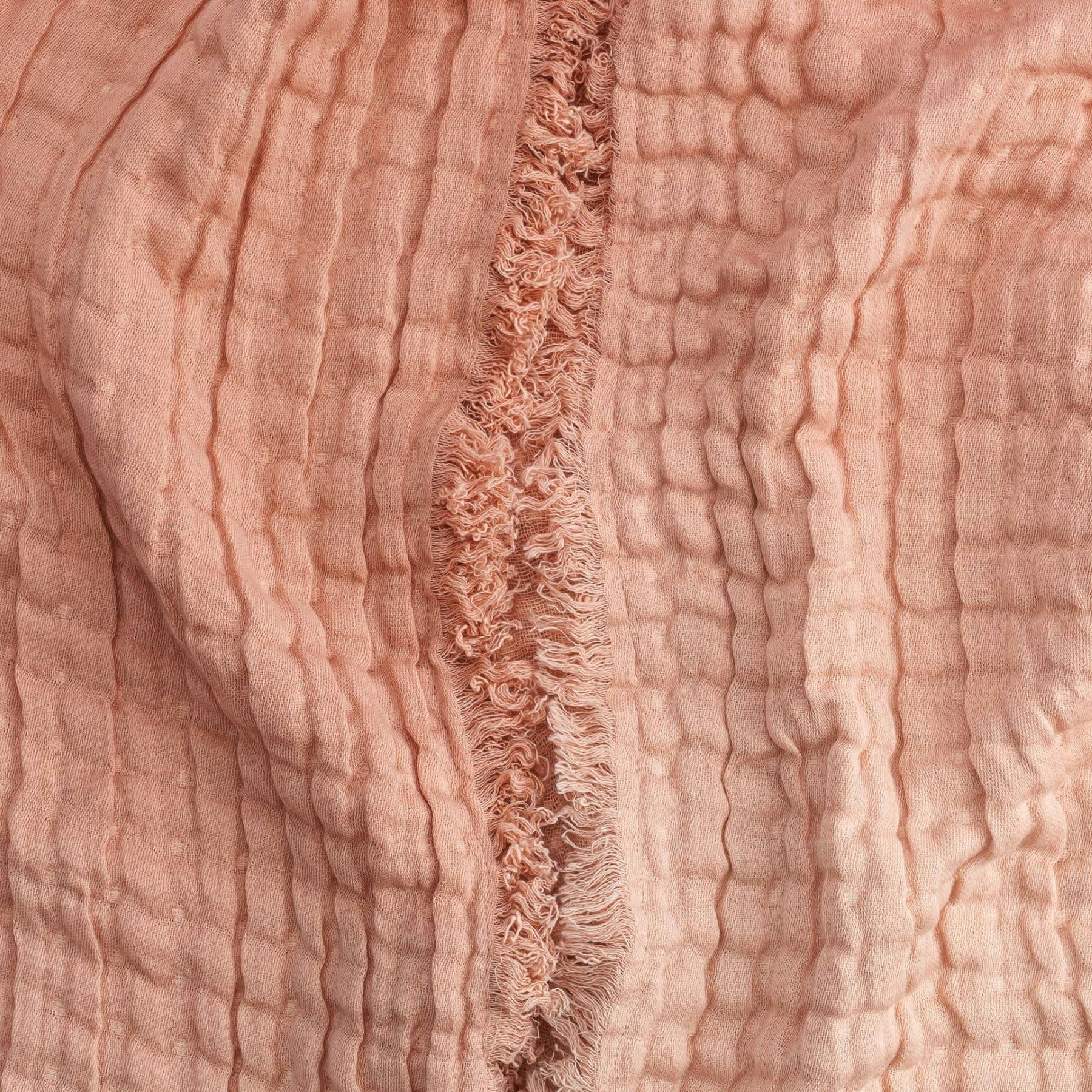 Multi-Layer Cotton Muslin Baby Blanket (Blush Ombre)